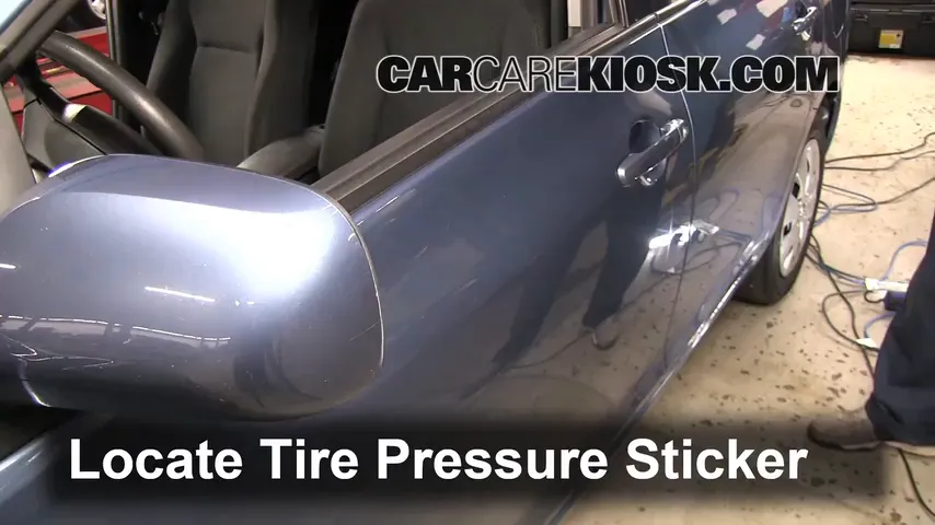 2011 Toyota Yaris 1.5L 4 Cyl. Sedan Tires & Wheels Check Tire Pressure